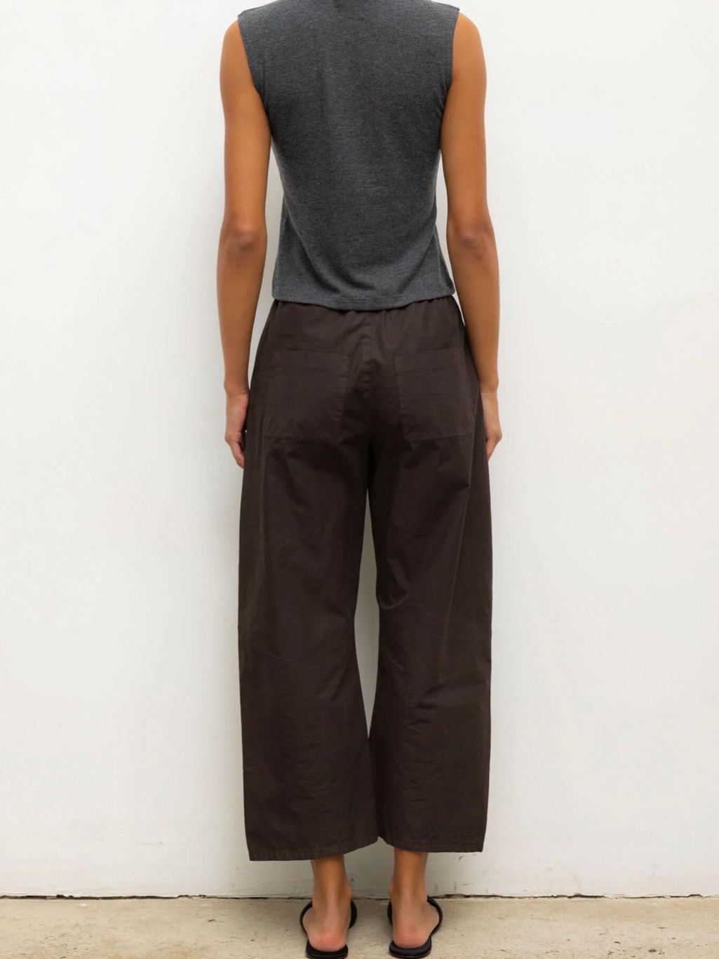 Leset Kyoto Carpenter Pants In Brown Size Small